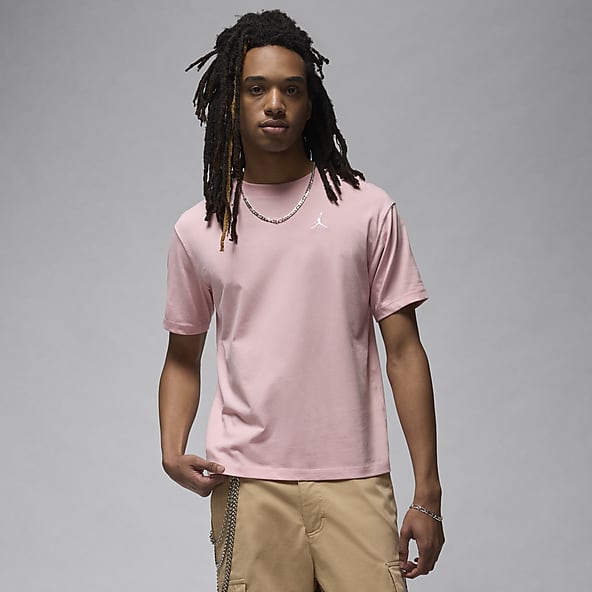 Baby pink nike shirt top